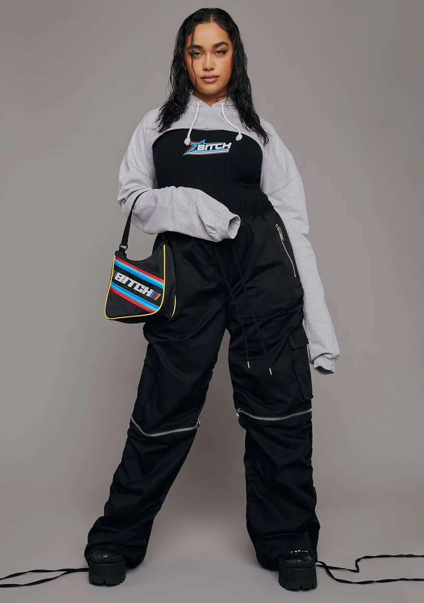 Plus Game On Convertible Wide Leg Pants sold by Dolls Kill product image thumbnail 3