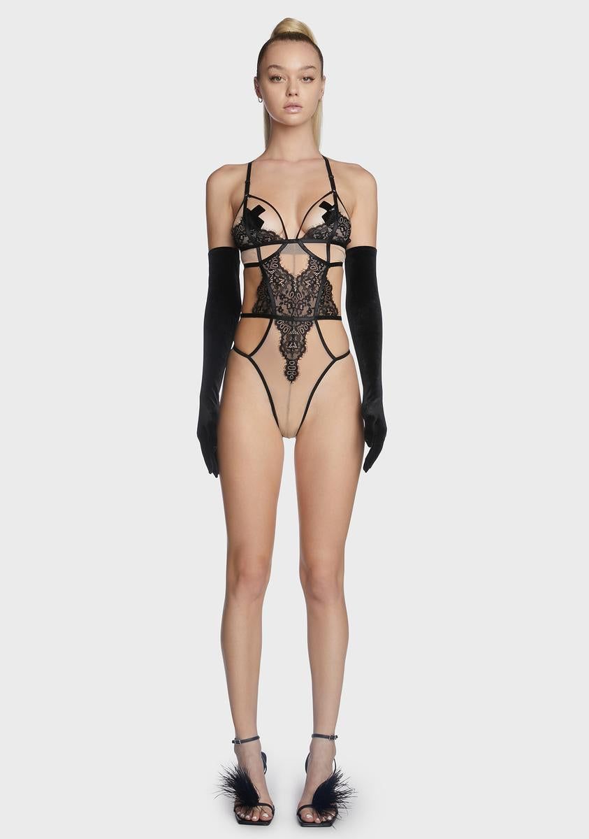 Under Your Skin Cut Out Teddy sold by Dolls Kill product image thumbnail 3