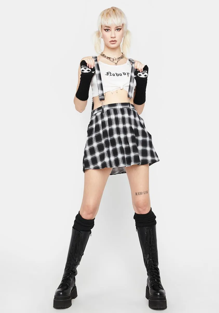 Cool Miss Anarchy Plaid Overall Skirt sold by Dolls Kill product image thumbnail 3