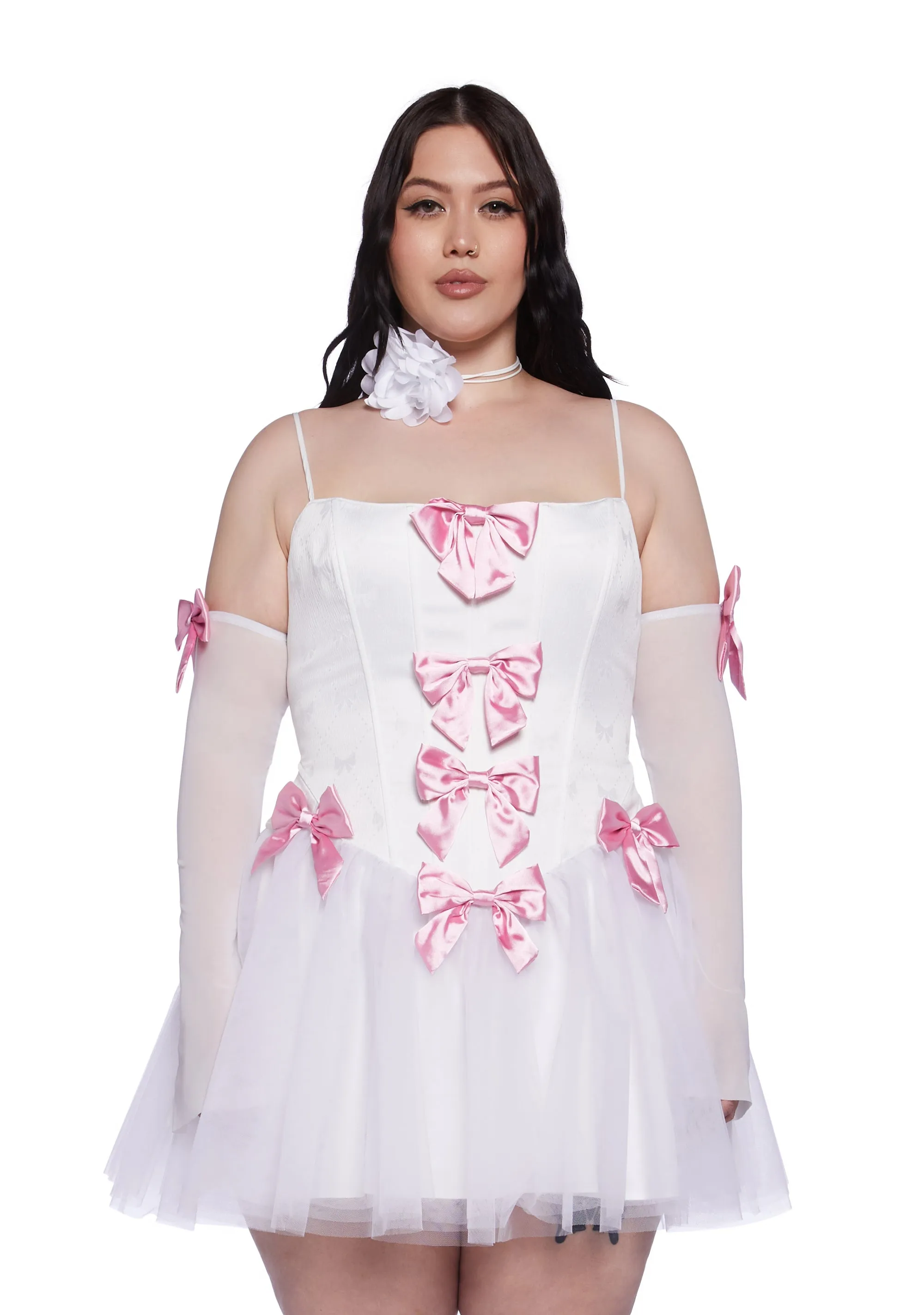 Plus Another Dance Corset Mini Dress sold by Dolls Kill