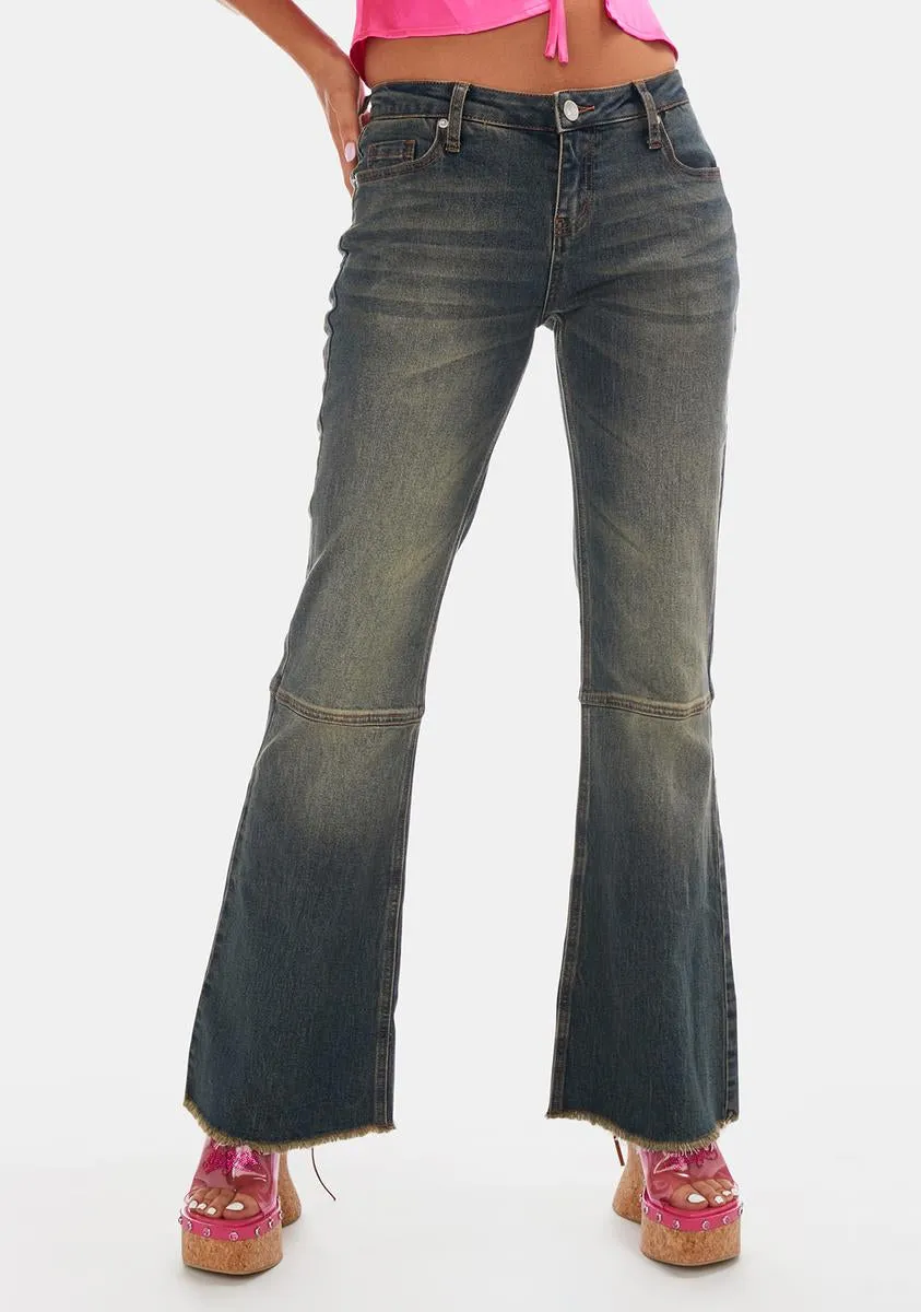 Jaida Lace-Up Jeans sold by Dolls Kill product image thumbnail 4