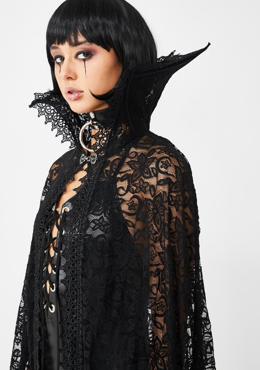 Eye of Newt Lace Cape sold by Dolls Kill product image thumbnail 2