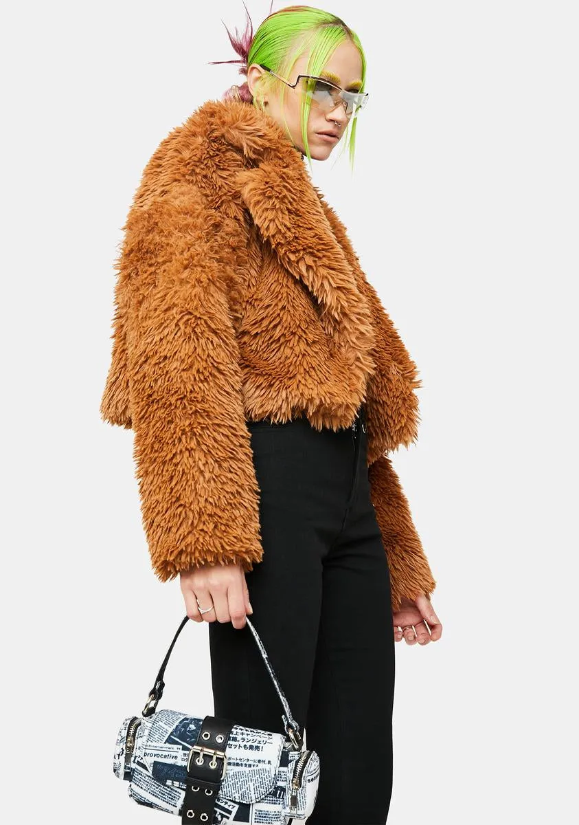 Cold Stare Faux Fur Jacket sold by Dolls Kill product image thumbnail 2