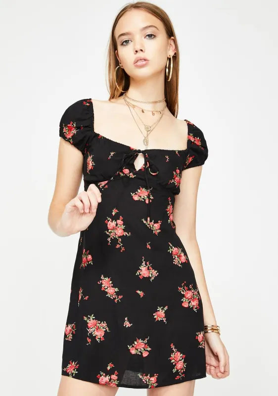 Gavel Floral Mini Dress sold by Dolls Kill