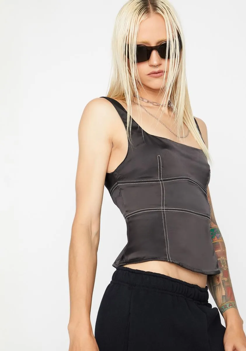 Luna Cherish Me Forever Bustier Crop Tank sold by Dolls Kill product image thumbnail 2
