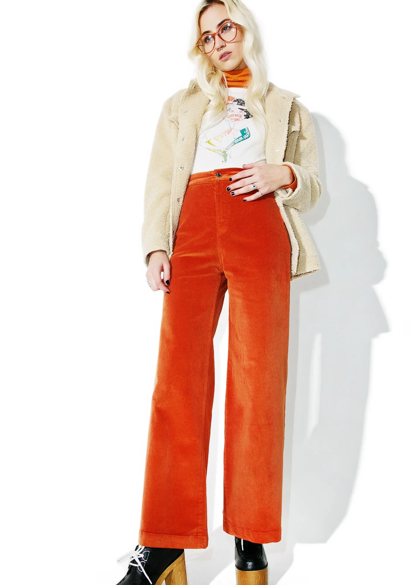 Woody Wide Leg sold by Dolls Kill product image thumbnail 5