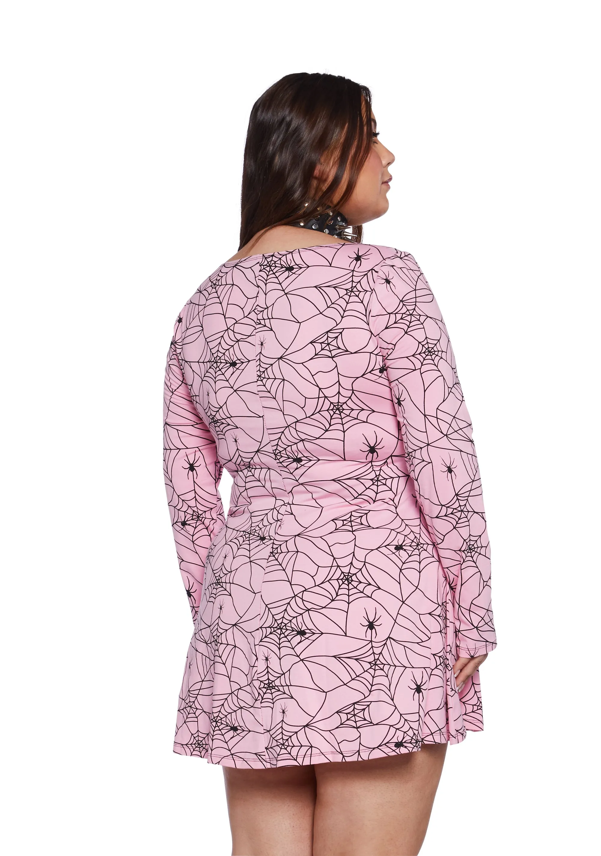 Plus Webbed Whimsy Mini Dress sold by Dolls Kill product image thumbnail 4