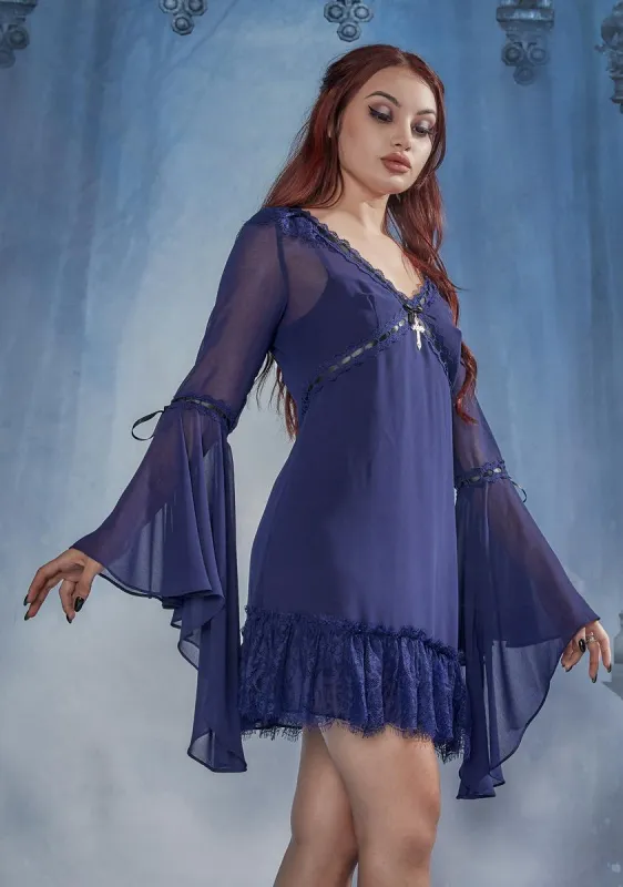 Twilight End Of Days Chiffon Mini Dress sold by Dolls Kill