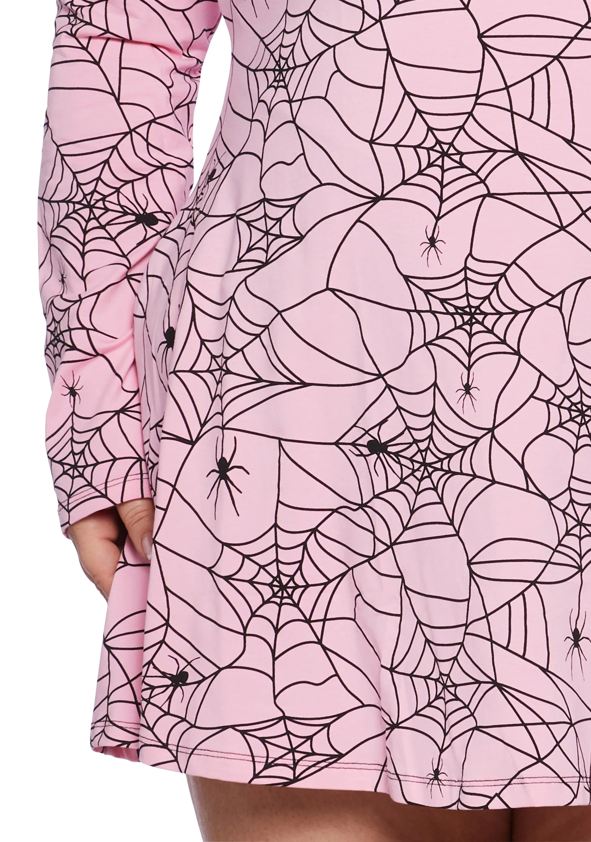 Plus Webbed Whimsy Mini Dress sold by Dolls Kill product image thumbnail 5
