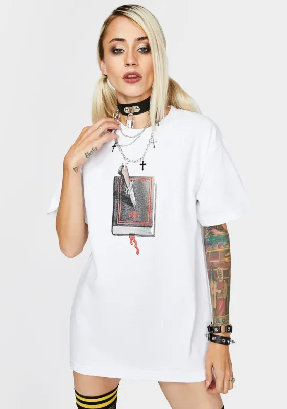 Book Graphic Tee sold by Dolls Kill