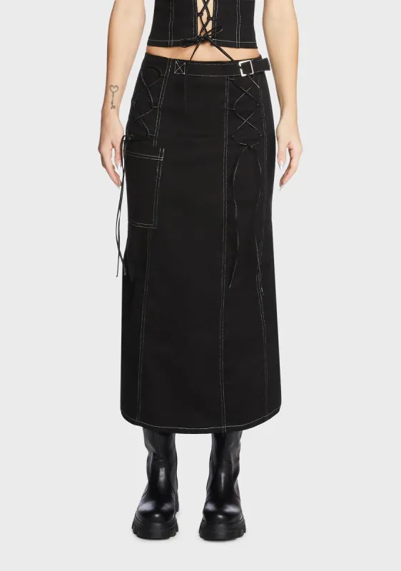 Madeline Maxi Skirt sold by Dolls Kill