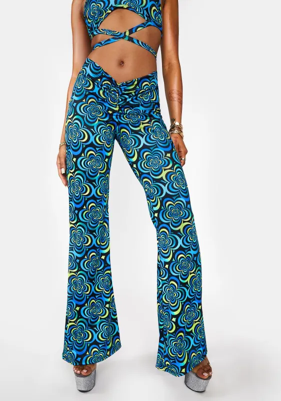 Blissful Visions Flare Pants sold by Dolls Kill