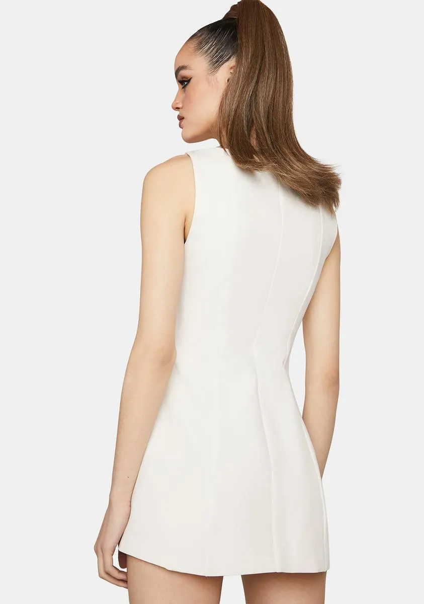 Dove Felt Better Tailored Mini Dress sold by Dolls Kill product image thumbnail 4