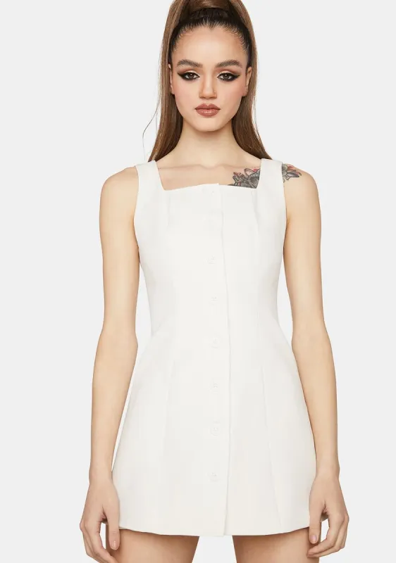 Dove Felt Better Tailored Mini Dress sold by Dolls Kill