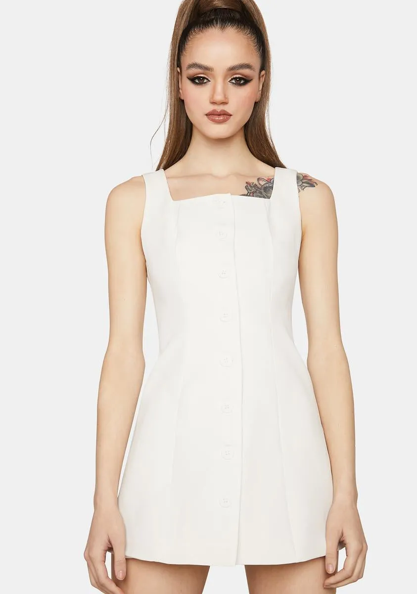 Dove Felt Better Tailored Mini Dress sold by Dolls Kill