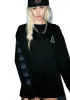 Swords Triple Triangle Long Sleeve T-Shirt sold by Dolls Kill
