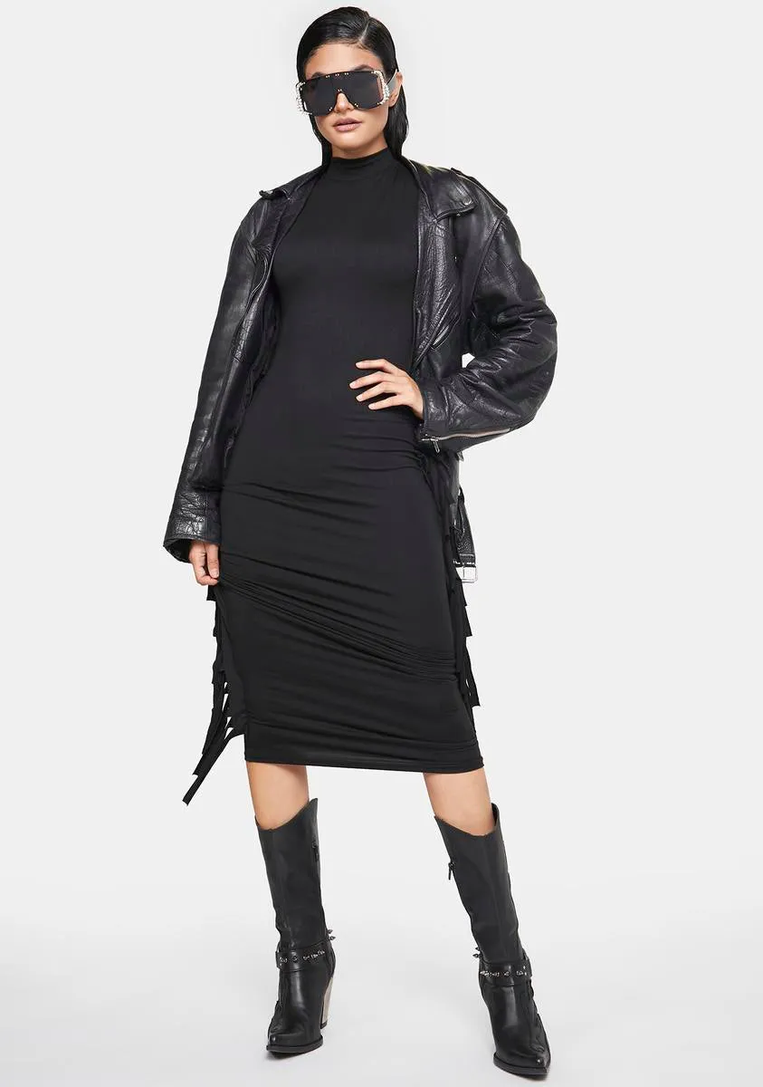 Servin' It Up Fringe Maxi Dress sold by Dolls Kill product image thumbnail 3