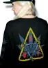 Swords Triple Triangle Long Sleeve T-Shirt sold by Dolls Kill