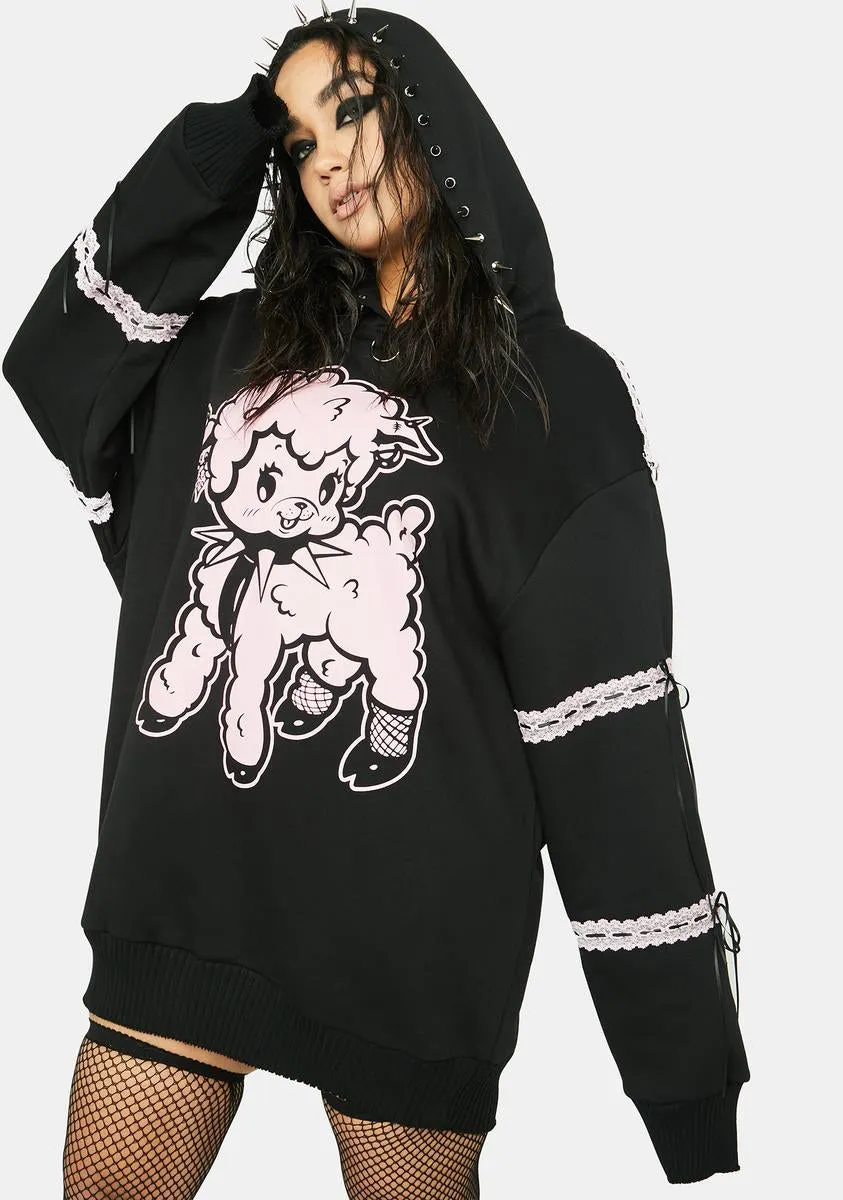 Plus In Good Company Oversized Sweatshirt sold by Dolls Kill product image thumbnail 2