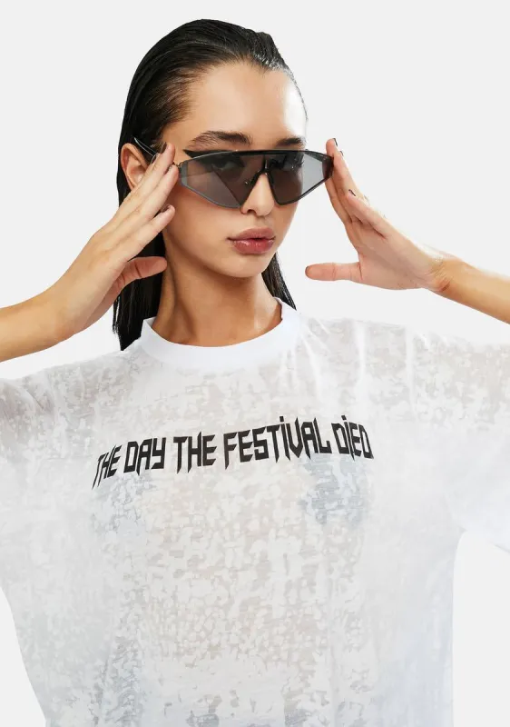 Fire Fest Burnout Graphic Tee sold by Dolls Kill