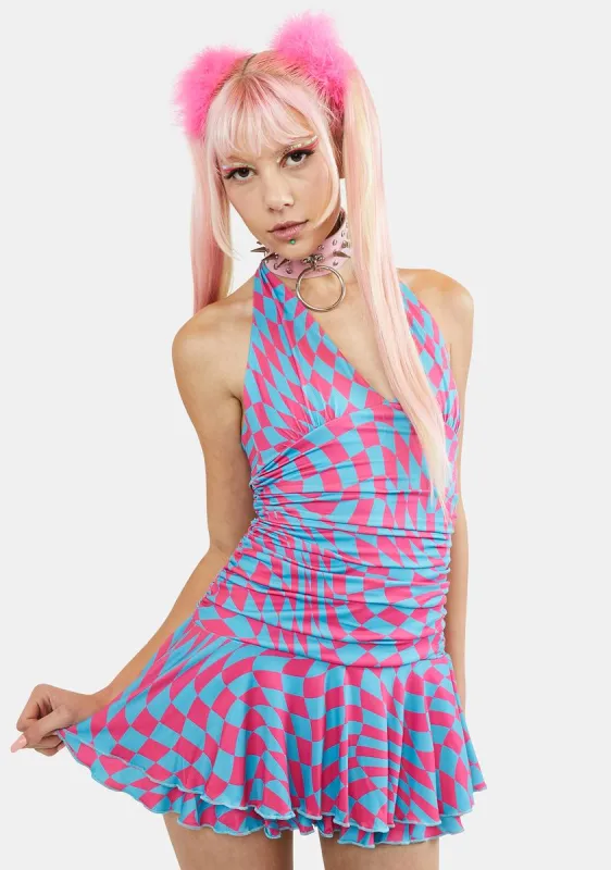 Waves Of Euphoria Mini Dress sold by Dolls Kill