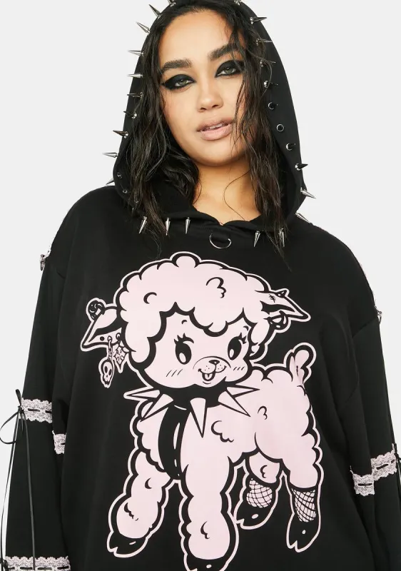 Plus In Good Company Oversized Sweatshirt sold by Dolls Kill