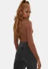 Brown Dasha Crop Top sold by Dolls Kill