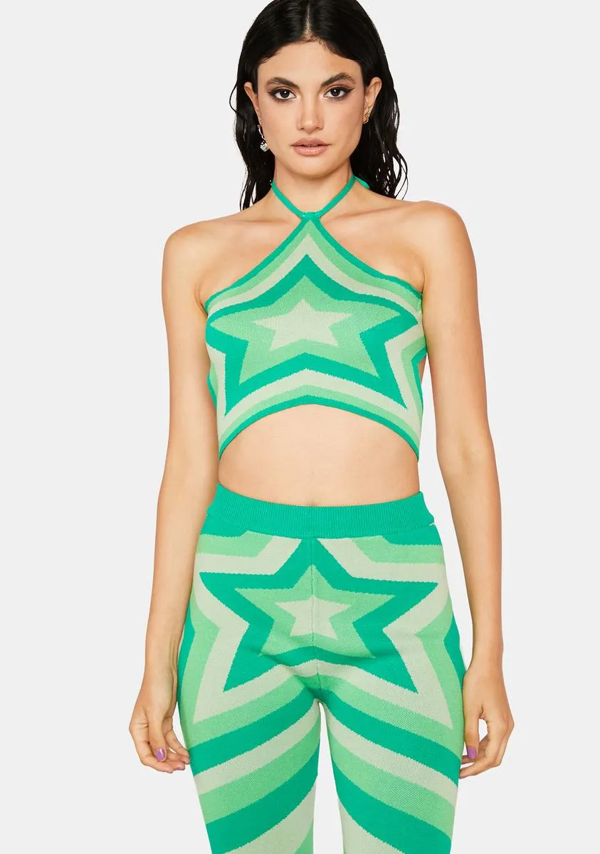 Emerald Starlight Galaxy Pants Set sold by Dolls Kill product image thumbnail 2