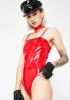 Flaming Villainous Vixen Vinyl Bodysuit sold by Dolls Kill