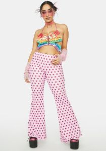 Plus Starry Eyed Flare Pants sold by Dolls Kill
