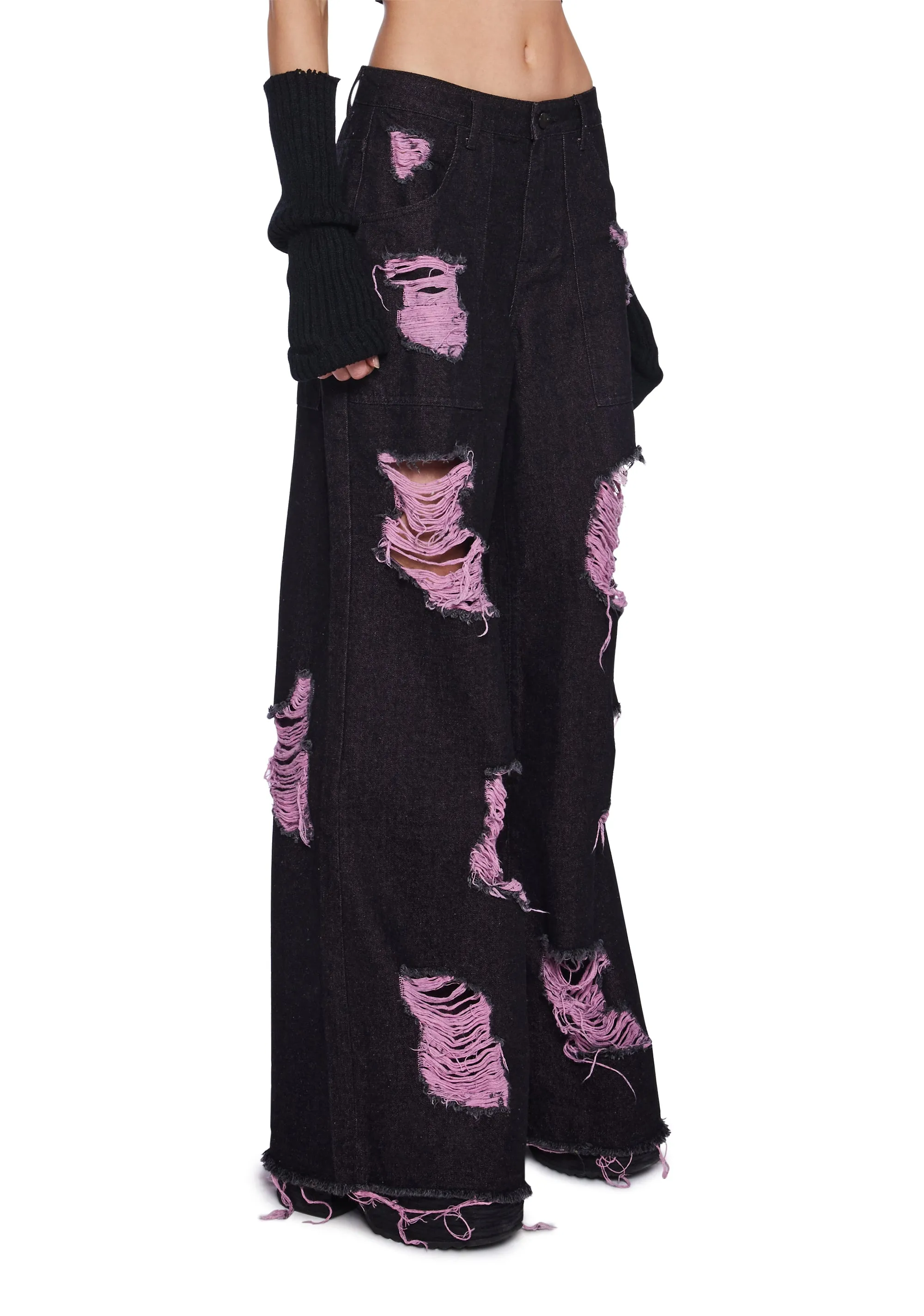 City Swagger Wide Leg Pants sold by Dolls Kill product image thumbnail 3