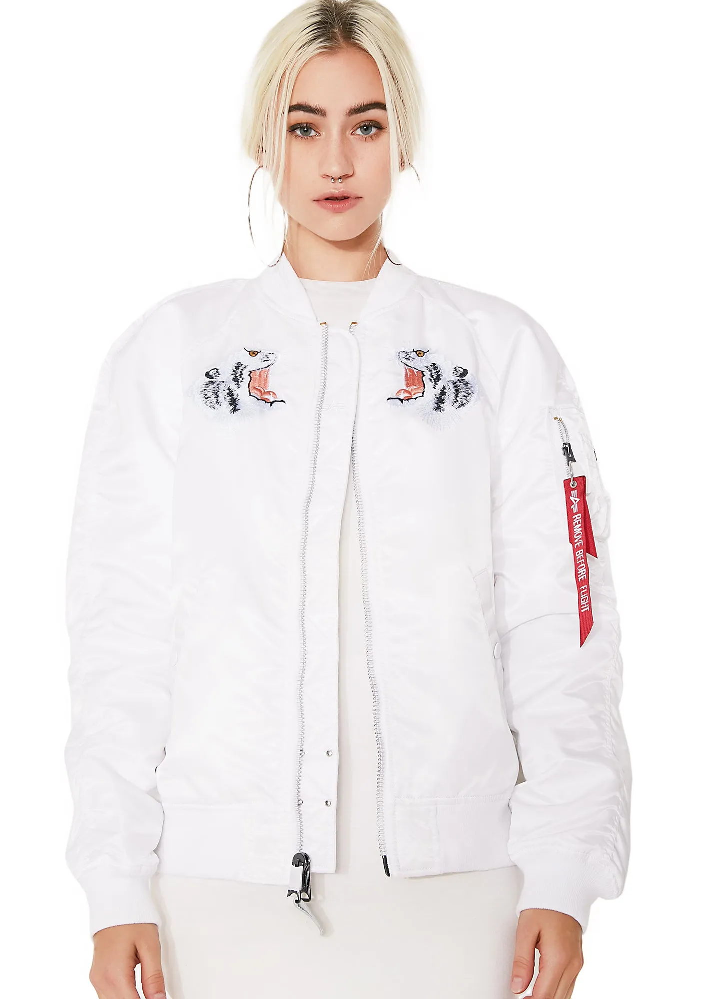 MA-1 Souvenir Tiger Bomber sold by Dolls Kill