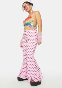 Plus Starry Eyed Flare Pants sold by Dolls Kill