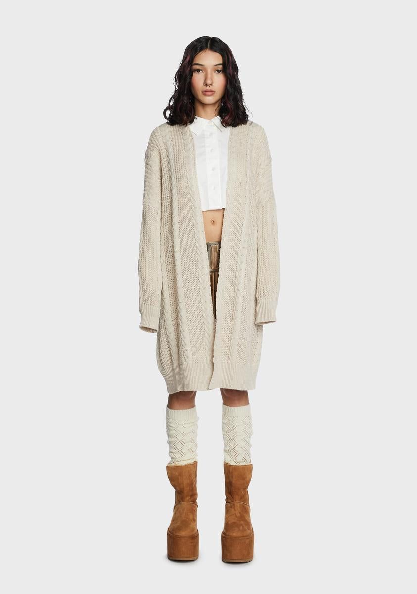 Morning Song Knit Cardigan sold by Dolls Kill