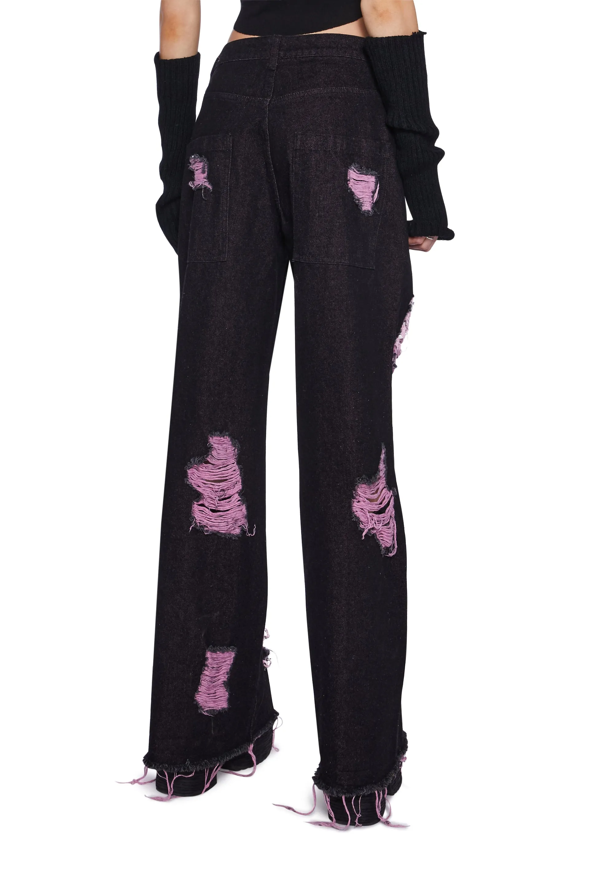 City Swagger Wide Leg Pants sold by Dolls Kill product image thumbnail 4