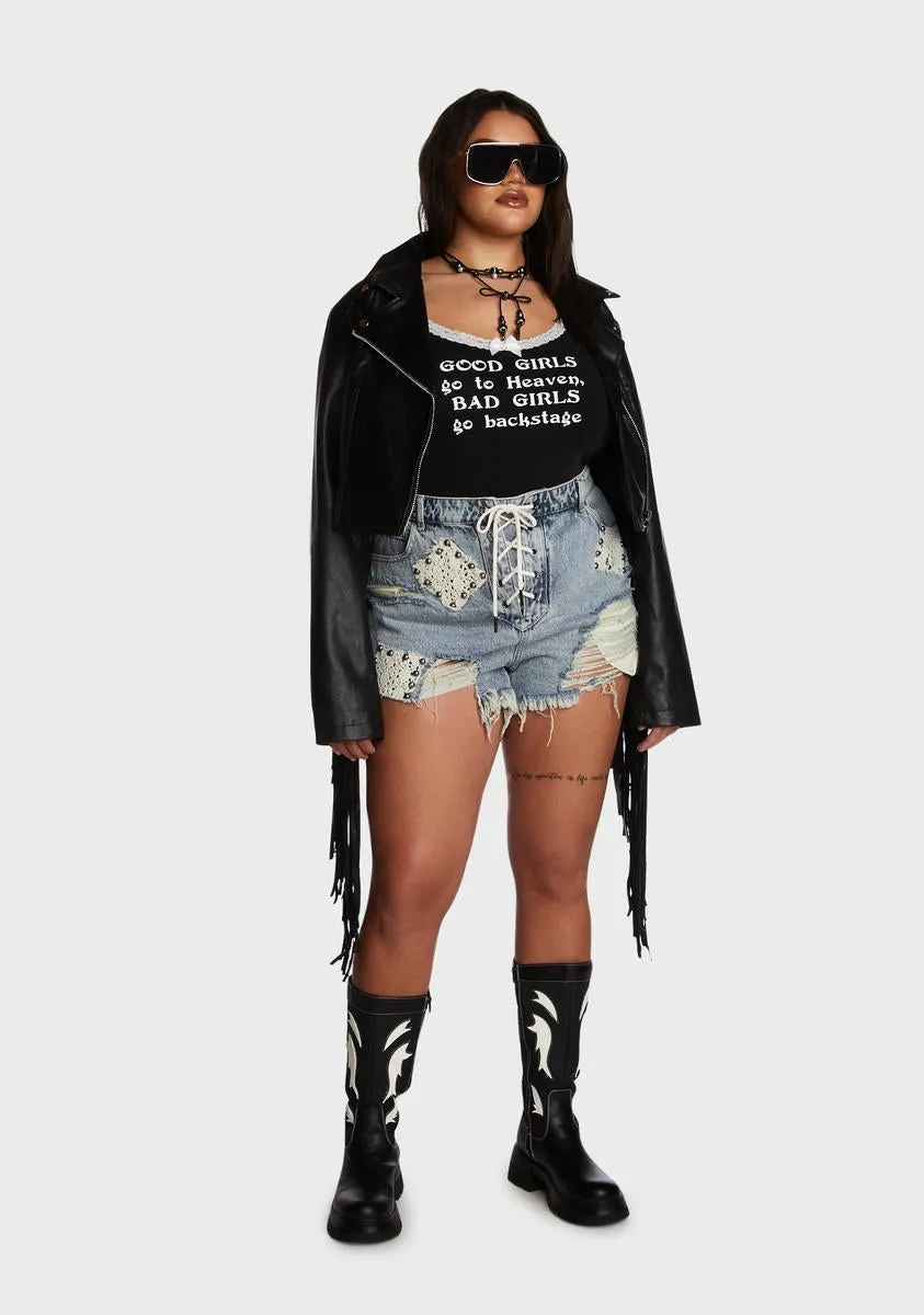 Plus Backstage Bandit Graphic Tank sold by Dolls Kill product image thumbnail 5