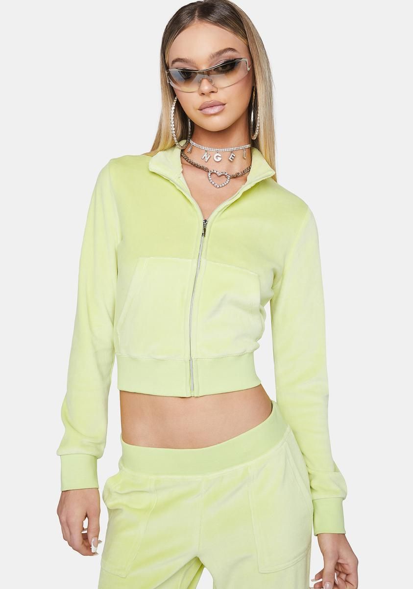 Velour Track Jacket sold by Dolls Kill