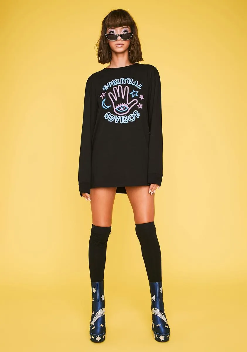 Advice Queen Long Sleeve Tee sold by Dolls Kill product image thumbnail 3