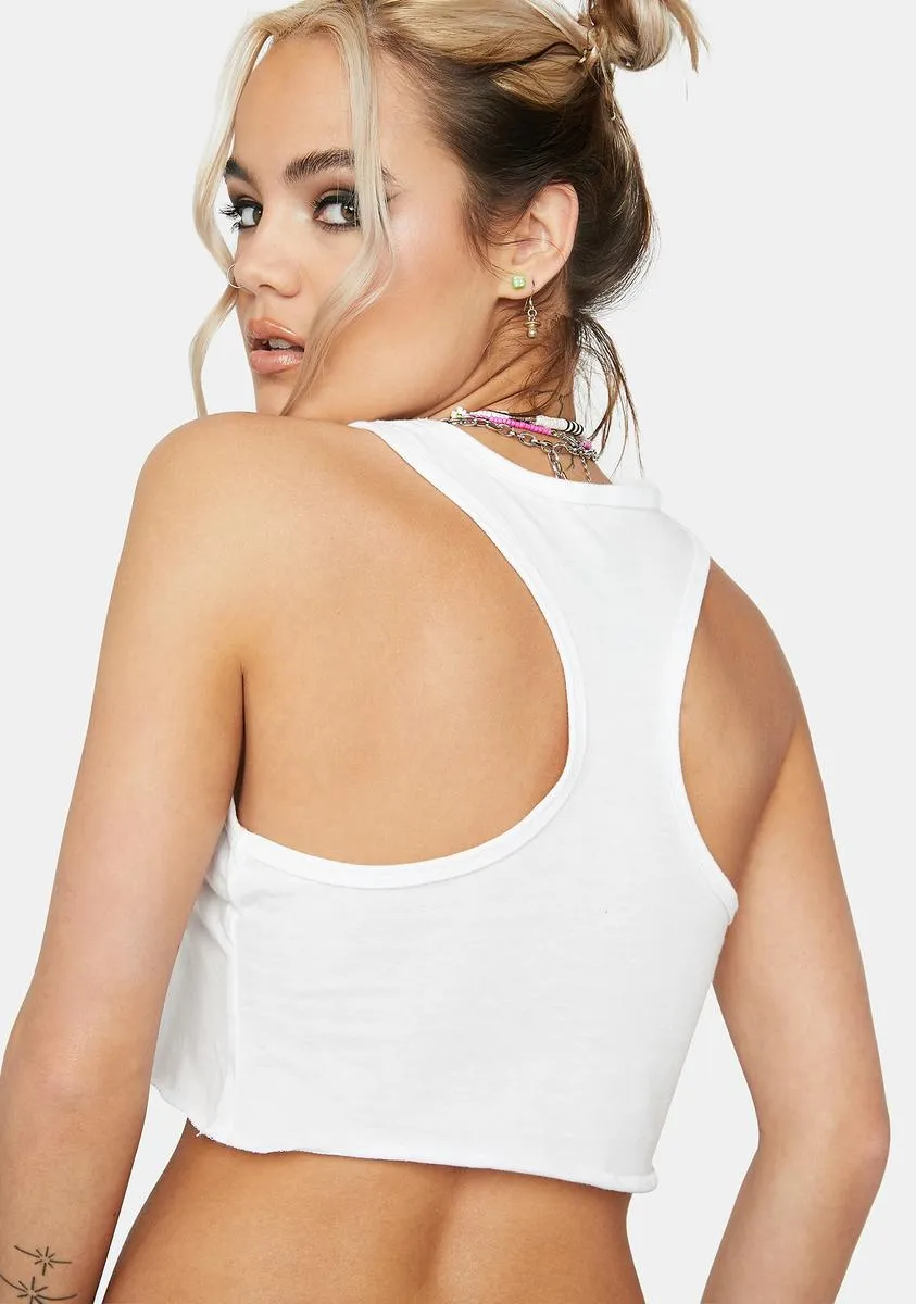 Beware Crop Tank sold by Dolls Kill product image thumbnail 4