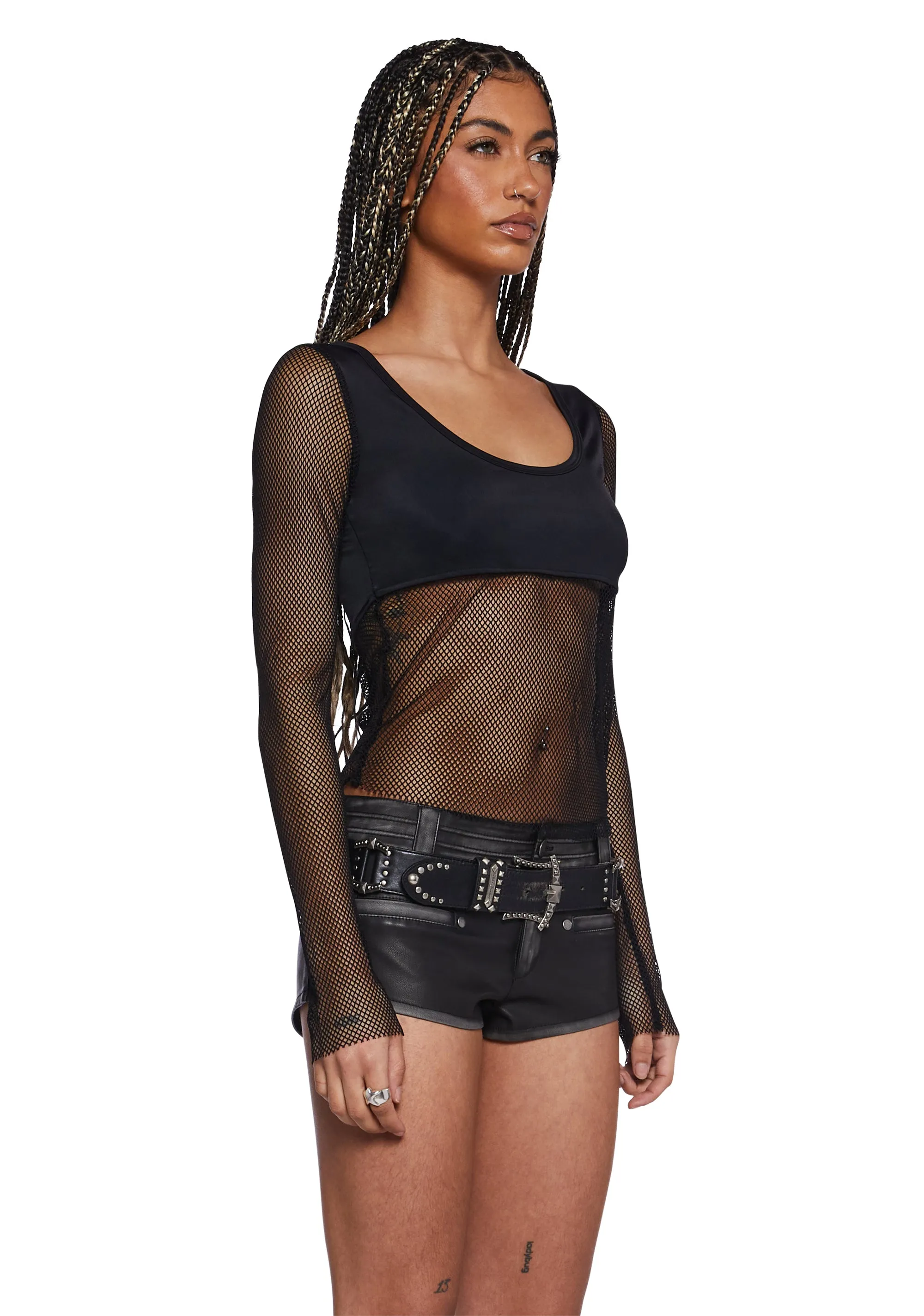 Wilcox Fishnet Top sold by Dolls Kill product image thumbnail 3