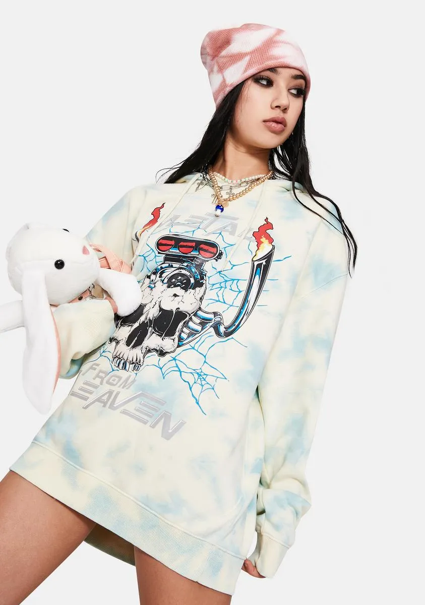 Metal From Heaven Tie Dye Hoodie sold by Dolls Kill product image thumbnail 2