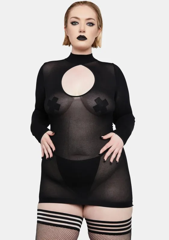 Plus Armed And Dangerous Mini Dress sold by Dolls Kill