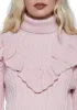 Pastel Ambitions Cable Knit Sweater - Pink sold by Dolls Kill