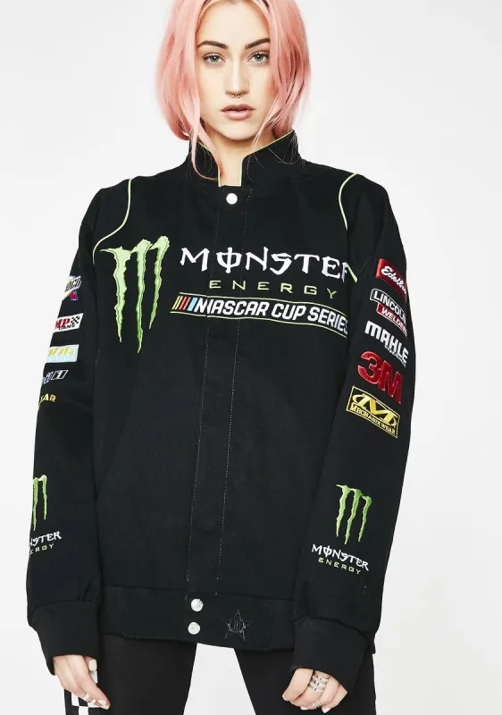 Monster Energy Twill Nascar Jacket sold by Dolls Kill