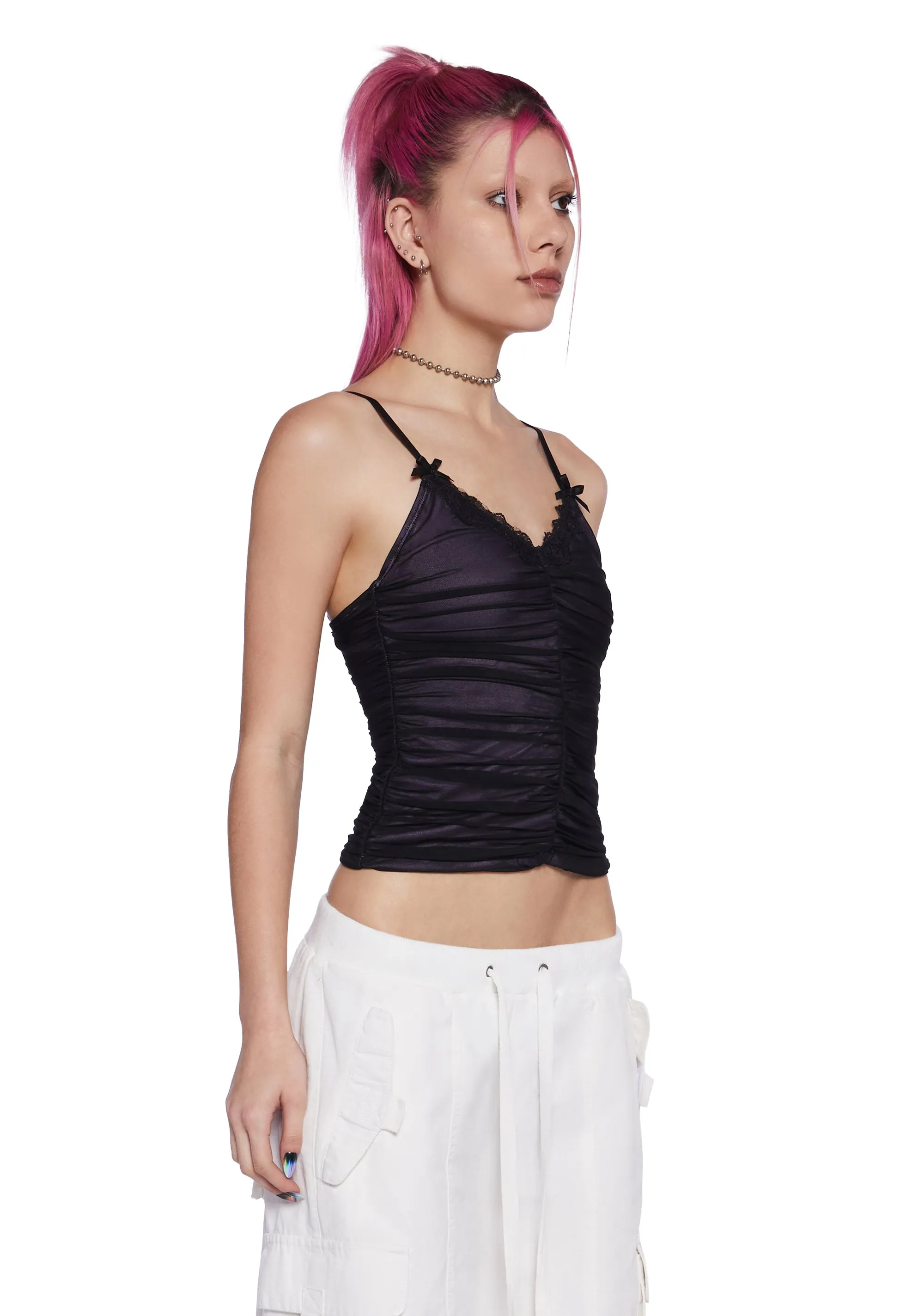 Worth It Ruched Cami Top sold by Dolls Kill product image thumbnail 3