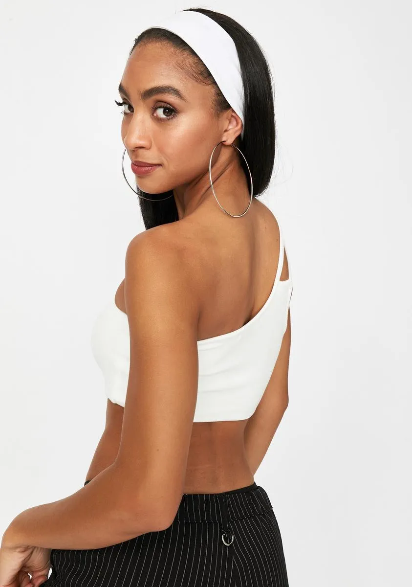 Icy State Of Mind One Shoulder Crop Tank sold by Dolls Kill product image thumbnail 4