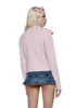 Pastel Ambitions Cable Knit Sweater - Pink sold by Dolls Kill