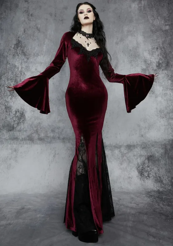 Love Like Blood Maxi Dress sold by Dolls Kill