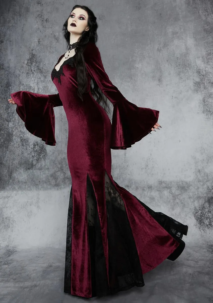 Love Like Blood Maxi Dress sold by Dolls Kill product image thumbnail 3