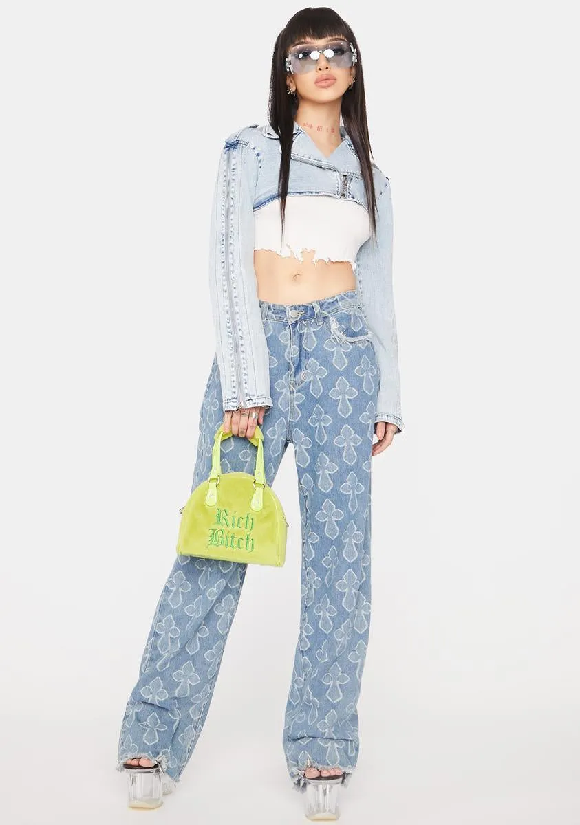 Two-Tired Moto Crop Jacket sold by Dolls Kill product image thumbnail 3